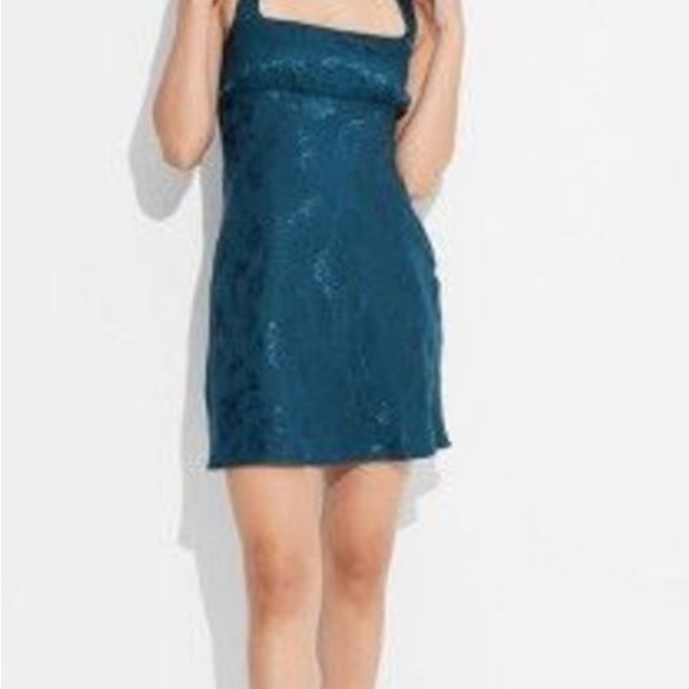 Wild Fable Teal Mini Dress